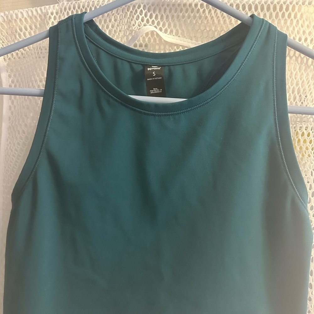 90 Degree By Reflex Dark Teal Tank Top - Picture 4 of 4